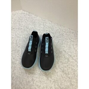 Timberland‎ PRO Solace Max Womens 5 Black Blue Soft Toe Slip On Work Shoes NEW